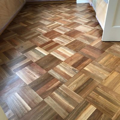 Traditional parquet flooring installed in a York property by Evo Wood Flooring