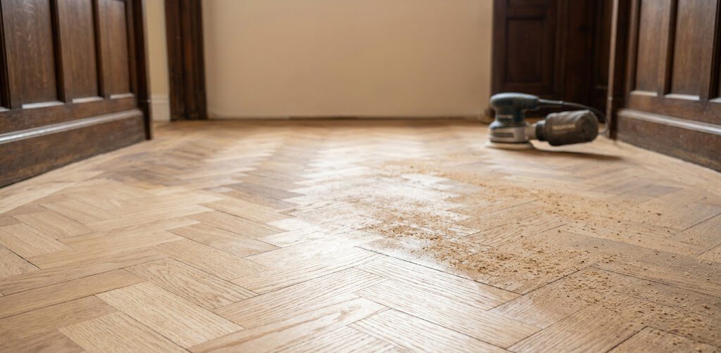 Restored hardwood floor by Evo Wood Flooring, Yorkshire